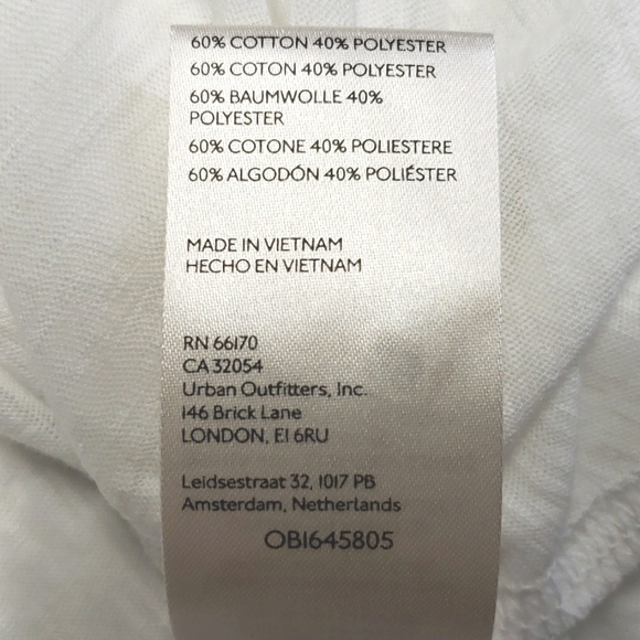 Free People Aria Trapeze Top White Women's Size Extra Small Oversized - Picture 12 of 13